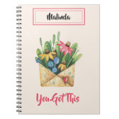 Illustrierte Wasserfarbe, du Got das, Spirale Notizblock (Vorderseite)