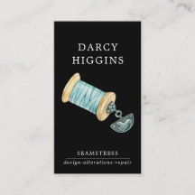 Illustrierte Wasserfarbe Seamstress Schneider Schw