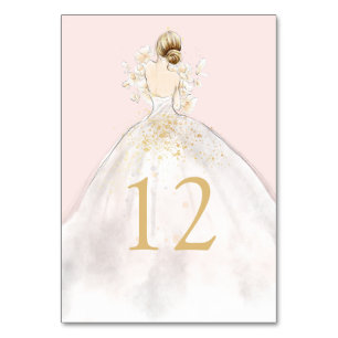 Illustrierte Wasserfarbenbrille in der Tischnummer