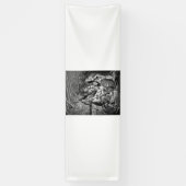 Illustrierte Weihnachtskrippe Banner (Vertikal)