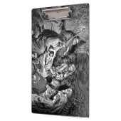 Illustrierte Weihnachtskrippe Klemmbrett (Links)