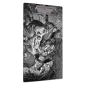 Illustrierte Weihnachtskrippe Klemmbrett (Rechts)