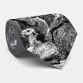 Illustrierte Weihnachtskrippe Krawatte (Gerollt)