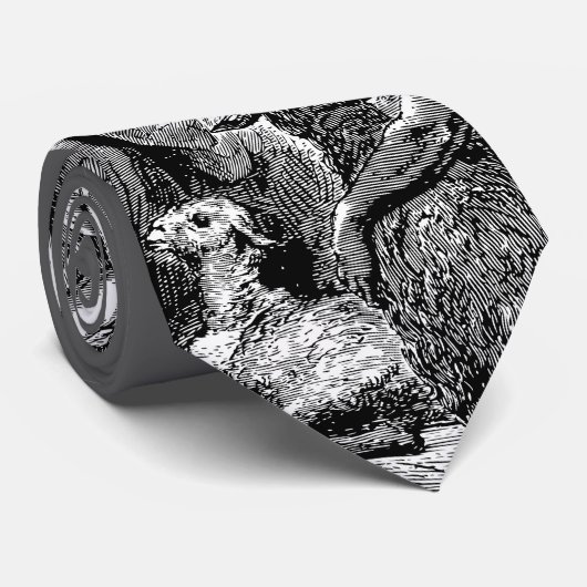 Illustrierte Weihnachtskrippe Krawatte (Gerollt)