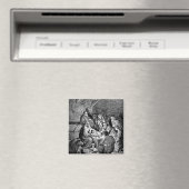 Illustrierte Weihnachtskrippe Magnet (In Situ (Geschirrspüler))