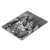 Illustrierte Weihnachtskrippe Notizblock (Linke Seite)