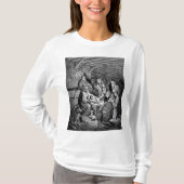 Illustrierte Weihnachtskrippe T-Shirt (Vorderseite)