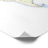 Illustrierte Weltkarte 2 Poster (Ecke)