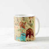Illustrierte Yellowstone-Tasse Kaffeetasse (VorderseiteRechts)