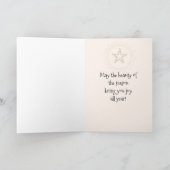 Illustrierter Bär, Magie, Schildkrötenferien Karte (Innenseite)