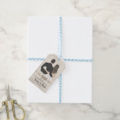 Illustrierter Brautgarten Vielen Dank Gastgeschenk Geschenkanhänger (Mit Garn)