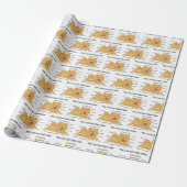 ILLUSTRIERTER CHOW   GESCHENKPAPIER (Ungerollt)