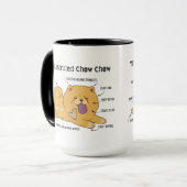 ILLUSTRIERTER CHOW TASSE (Vorderseite Links)