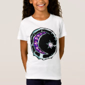 Illustrierter Edelstein Halbmond und Stern. T-Shirt (Vorderseite)