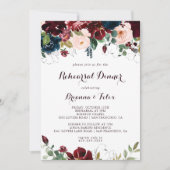 Illustrierter Fall Probe Abendessen Einladung (Vorderseite)