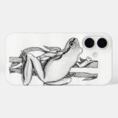 Illustrierter Frosch auf Gras - von Skye Ryan-Evan Case-Mate iPhone Hülle (Rückseite (Horizontal))