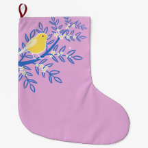 Illustrierter Gelbbvogel auf rosa Hintergrund