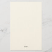 Illustrierter Großfisch Briefpapier (Rückseite)