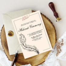 illustrierter handgezogener Pfau Arabian Mehndi