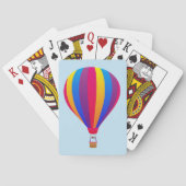 Illustrierter Heißluftballon Spielkarten (Rückseite)