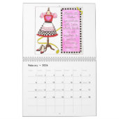 Illustrierter Inspirationsbibliothekskalender Kalender (Feb 2026)