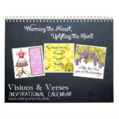 Illustrierter Inspirationsbibliothekskalender Kalender (Titelbild)