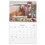 Illustrierter Kalender von Vizsla (Feb 2027)