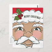 Illustrierter Niedlicher Weihnachtsfeiertag Postkarte (Vorne/Hinten)