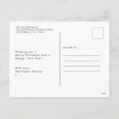 Illustrierter Nordpol Foto Weihnachten (Rückseite)