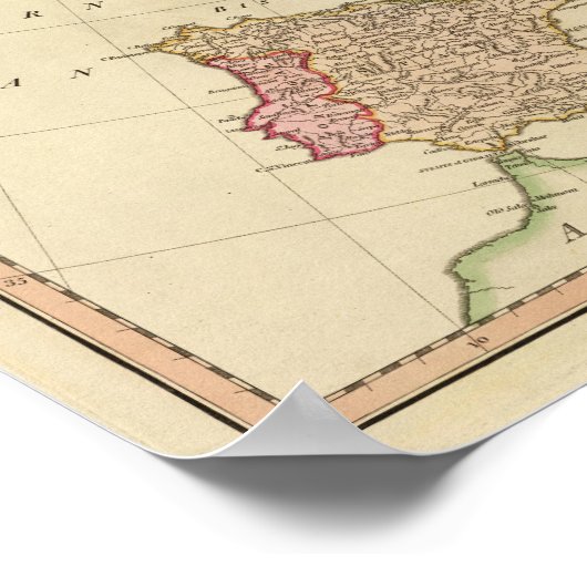 Illustrierter Plan Europa Poster (Ecke)