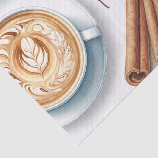 Illustrierter Pumpkin Spice-Wrap Seidenpapier (Ausschnitt)