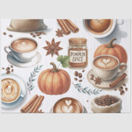Illustrierter Pumpkin Spice-Wrap Seidenpapier