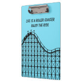 Illustrierter Roller Untersetzer mit Menschen Klemmbrett (Links)