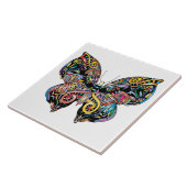 Illustrierter Schmetterling Fliese (Seite)