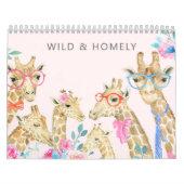 Illustrierter Tierfamilienkalender Kalender (Titelbild)