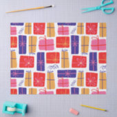 Illustrierter Urlaub Weihnachten Seidenpapier (Basteln)