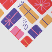 Illustrierter Urlaub Weihnachten Seidenpapier (Detail)