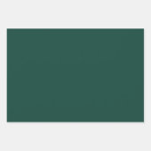 Illustrierter Weihnachtsbaum Grün & Rosa Wrapping Geschenkpapier Set (Vorderseite 2)