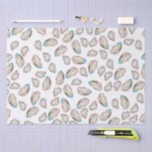 Illustriertes Austerngewebe - FARBE Seidenpapier (Handwerk)