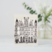 Illustriertes Birmingham-Gebäude Postkarte (Stehend Vorderseite)