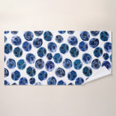 Illustriertes Blaubeeren-Set-Muster Badehandtuch (Badehandtuch)