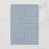 Illustriertes Brautparty mit weißer Hand Dankeskarte (Rückseite)