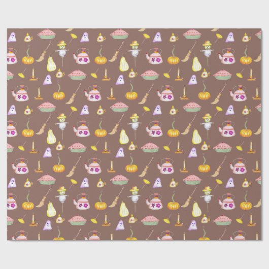 Illustriertes Fallmuster der Hand Geschenkpapier (Flach)