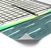 Illustriertes Gebäude Poster (Ecke)