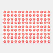 Illustriertes Granatapfelfrucht Geschenkpapier Set (Vorderseite 3)