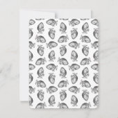 Illustriertes Herzdiagramm CUSTOM HINTERGRUND Einladung (Vorderseite)