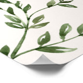 Illustriertes Hochzeitstil-Bar-Poster Poster (Ecke)