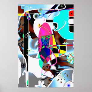 Illustriertes Kandinsky 1,3 Poster