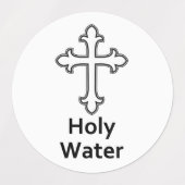 Illustriertes Kreuz Christentum 30 Stk Heiliges Wa Etiketten (Design 1)