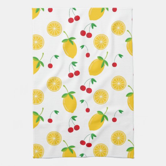 Illustriertes Lemondesign Geschirrtuch (Vertikal)